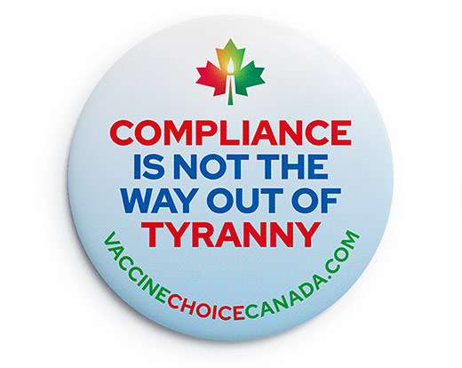 A button. Compliance is not the way out of tyranny