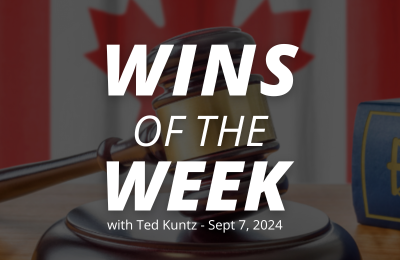 Wins of the Week – Sept 7