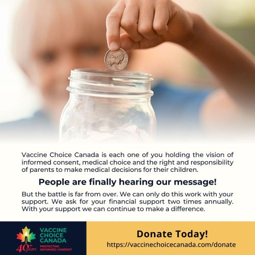 Vaccine Choice Canada Donate
